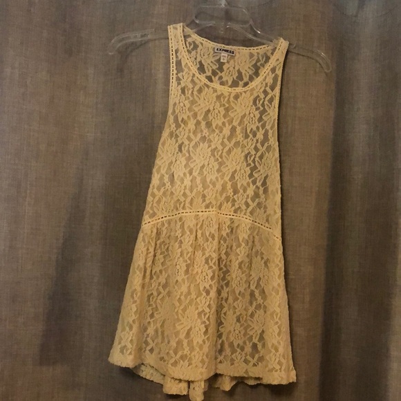 Express - Cream Tank - Picture 1 of 3